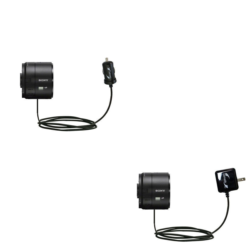 Car & Home Charger Kit compatible with the Sony DSC-QX30