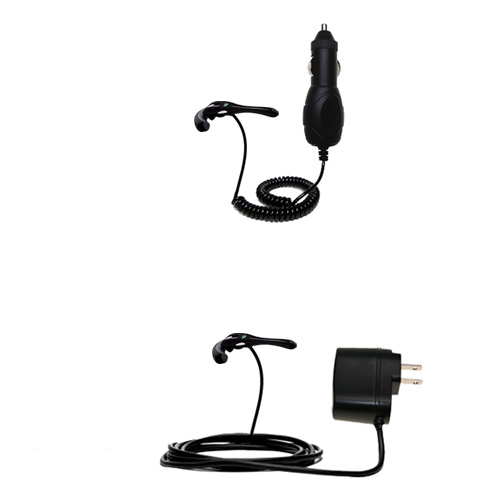 Car & Home Charger Kit compatible with the Sony Ericsson Bluetooth Headset HBH-35