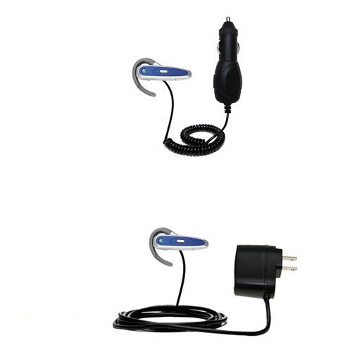 Car & Home Charger Kit compatible with the Sony Ericsson Bluetooth Headset HBH-602