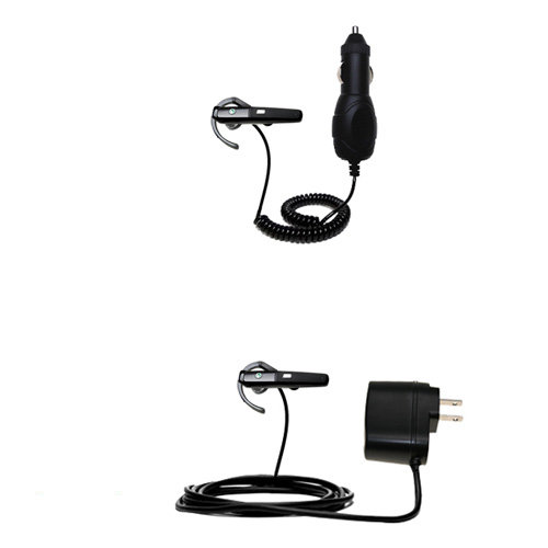 Car & Home Charger Kit compatible with the Sony Ericsson Bluetooth Headset HBH-610