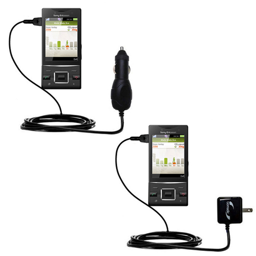 Car & Home Charger Kit compatible with the Sony Ericsson Elm
