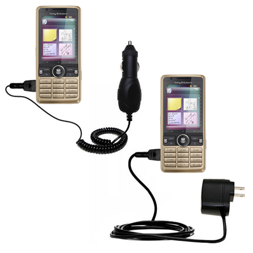 Car & Home Charger Kit compatible with the Sony Ericsson G700