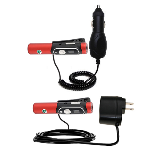 Car & Home Charger Kit compatible with the Sony Ericsson HBH-DS220