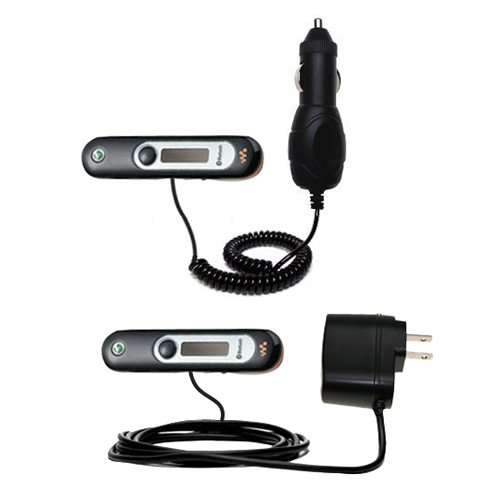 Car & Home Charger Kit compatible with the Sony Ericsson HBH-DS970