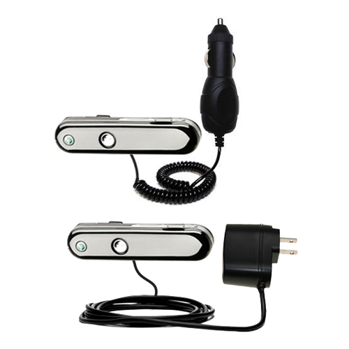 Car & Home Charger Kit compatible with the Sony Ericsson HBH-DS980