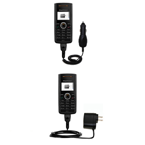 Car & Home Charger Kit compatible with the Sony Ericsson J120c