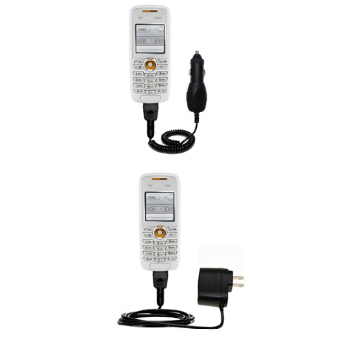 Car & Home Charger Kit compatible with the Sony Ericsson J230a