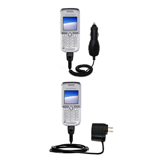 Car & Home Charger Kit compatible with the Sony Ericsson K300a