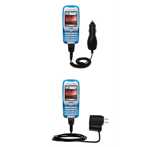 Car & Home Charger Kit compatible with the Sony Ericsson K5008c