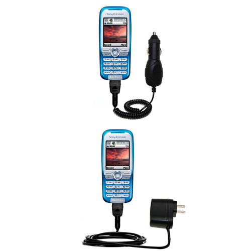 Car & Home Charger Kit compatible with the Sony Ericsson K500i