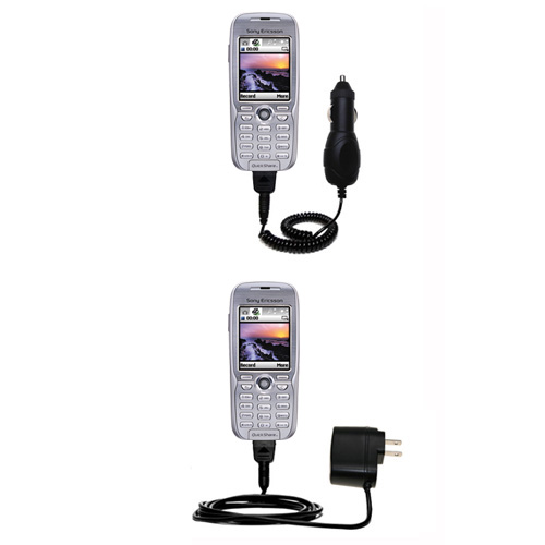 Car & Home Charger Kit compatible with the Sony Ericsson K508i