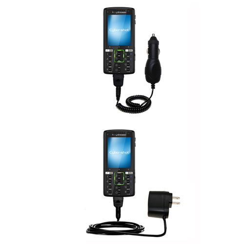 Car & Home Charger Kit compatible with the Sony Ericsson K850i