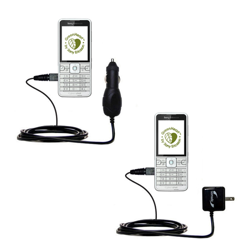 Car & Home Charger Kit compatible with the Sony Ericsson Naite A