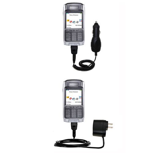 Car & Home Charger Kit compatible with the Sony Ericsson P910a