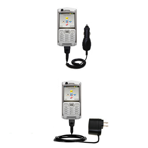 Car & Home Charger Kit compatible with the Sony Ericsson P990i