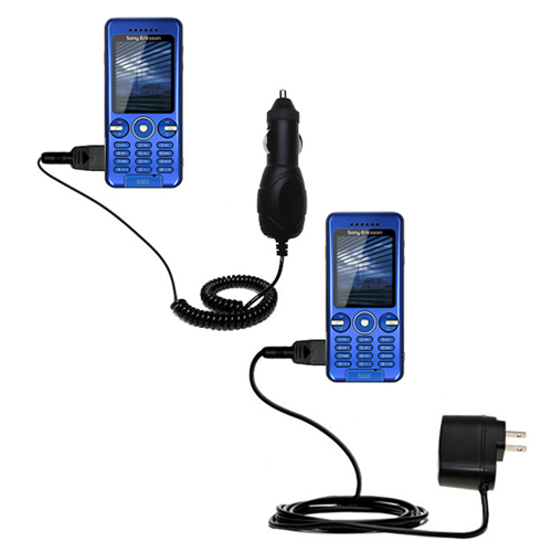 Car & Home Charger Kit compatible with the Sony Ericsson S302
