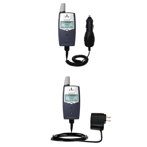 Car & Home Charger Kit compatible with the Sony Ericsson T39 T39m