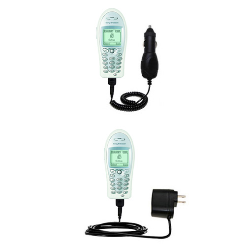 Car & Home Charger Kit compatible with the Sony Ericsson T62U