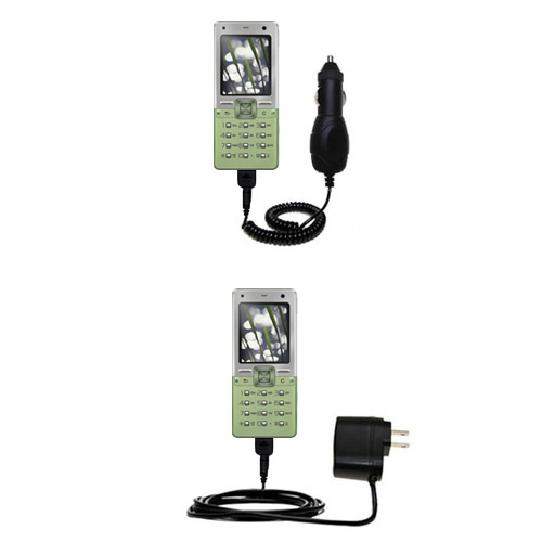 Car & Home Charger Kit compatible with the Sony Ericsson T650i