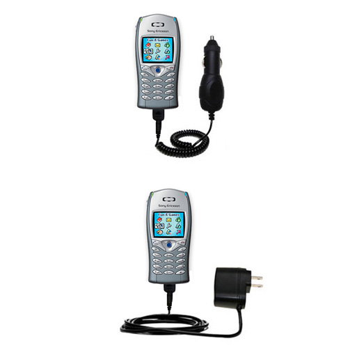 Car & Home Charger Kit compatible with the Sony Ericsson T68i