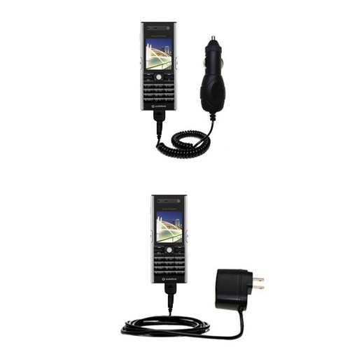 Car & Home Charger Kit compatible with the Sony Ericsson V600i