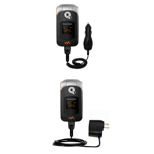 Car & Home Charger Kit compatible with the Sony Ericsson w300c