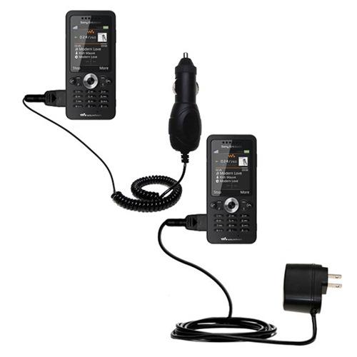 Car & Home Charger Kit compatible with the Sony Ericsson W302