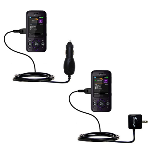 Car & Home Charger Kit compatible with the Sony Ericsson W395