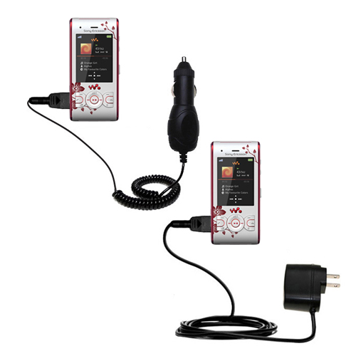 Car & Home Charger Kit compatible with the Sony Ericsson W595
