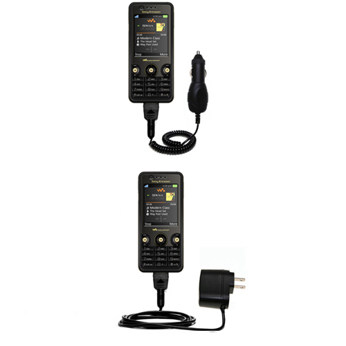 Car & Home Charger Kit compatible with the Sony Ericsson w660i