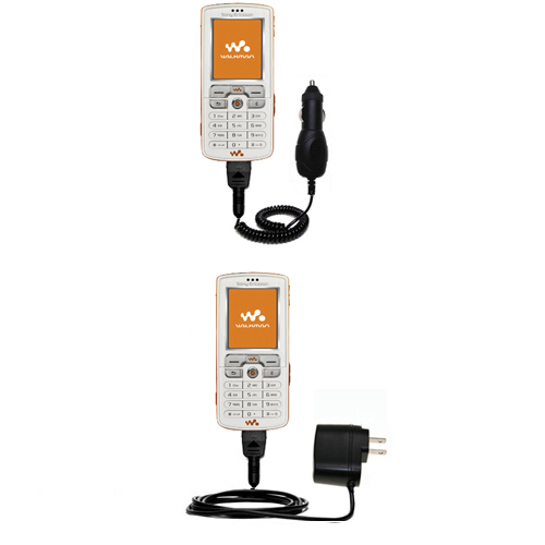 Car & Home Charger Kit compatible with the Sony Ericsson w700c