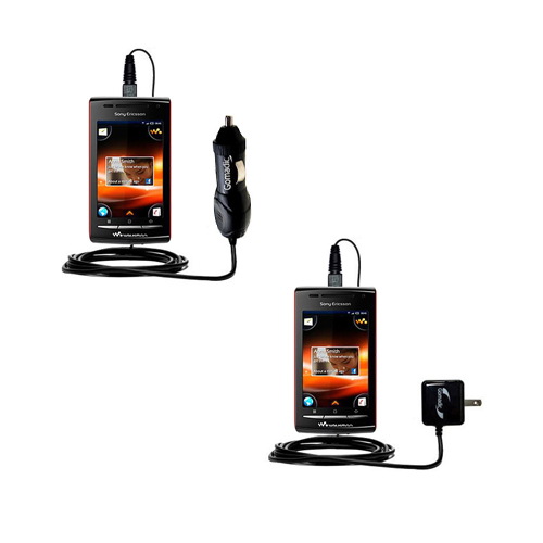 Car & Home Charger Kit compatible with the Sony Ericsson W8 Walkman