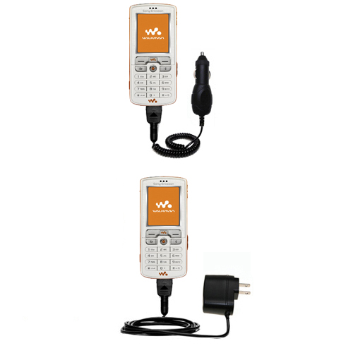 Car & Home Charger Kit compatible with the Sony Ericsson w800c
