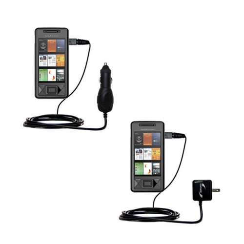 Car & Home Charger Kit compatible with the Sony Ericsson Xperia arc
