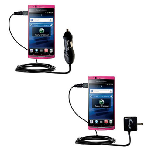 Car & Home Charger Kit compatible with the Sony Ericsson Xperia Arc HD