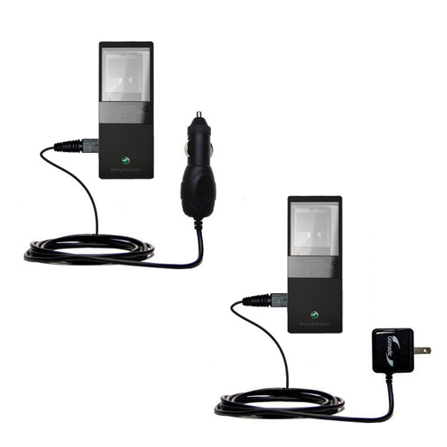 Car & Home Charger Kit compatible with the Sony Ericsson Xperia Pureness
