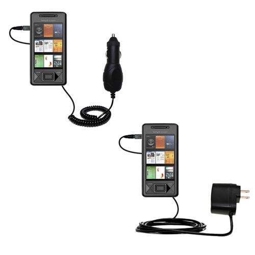 Car & Home Charger Kit compatible with the Sony Ericsson Xperia X1