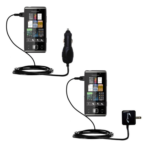 Car & Home Charger Kit compatible with the Sony Ericsson XPERIA X2a