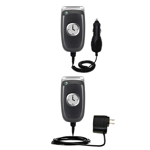 Car & Home Charger Kit compatible with the Sony Ericsson Z1010