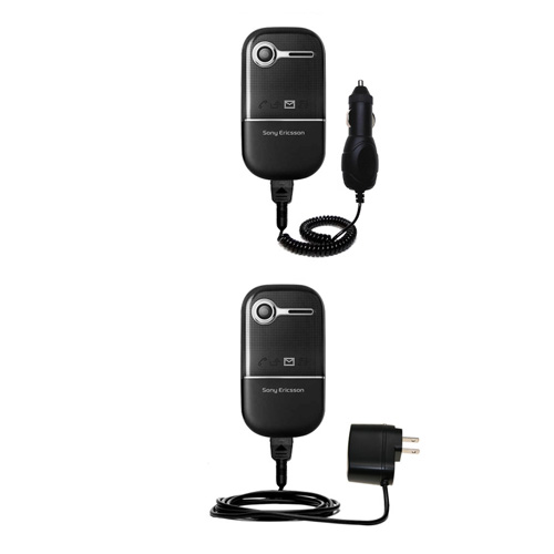 Car & Home Charger Kit compatible with the Sony Ericsson z250a
