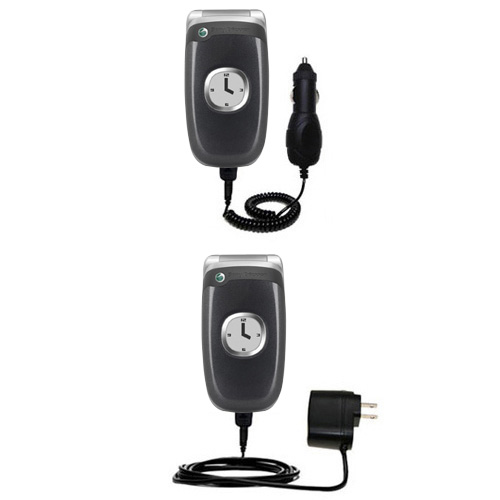 Car & Home Charger Kit compatible with the Sony Ericsson Z300a
