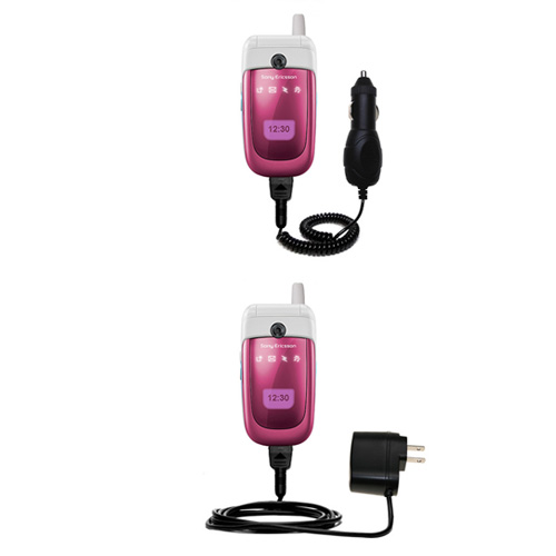 Car & Home Charger Kit compatible with the Sony Ericsson z310a