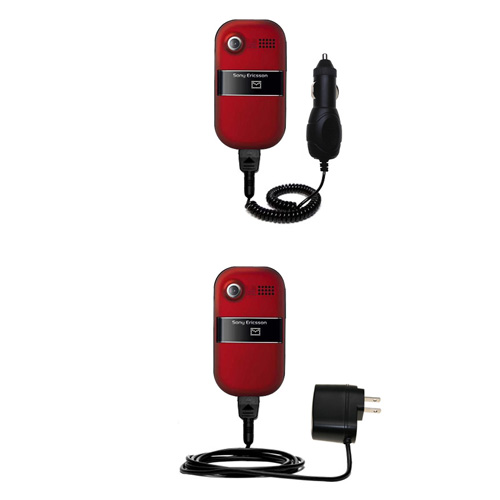 Car & Home Charger Kit compatible with the Sony Ericsson z320a