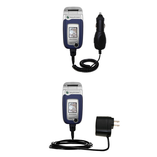 Car & Home Charger Kit compatible with the Sony Ericsson z520c