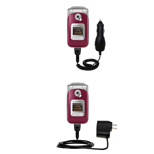 Car & Home Charger Kit compatible with the Sony Ericsson z530c