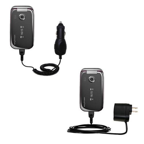 Car & Home Charger Kit compatible with the Sony Ericsson Z750
