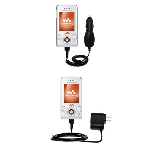 Car & Home Charger Kit compatible with the Sony Ericsson Z750a