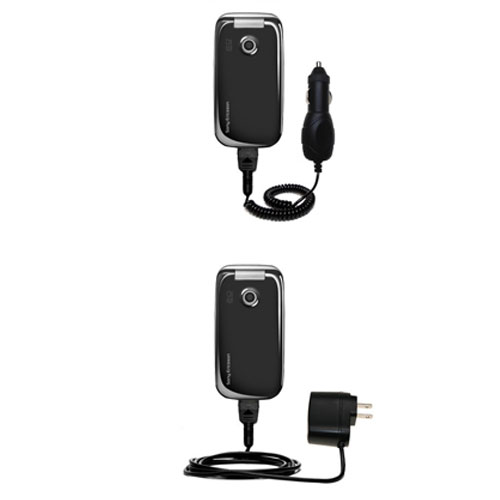 Car & Home Charger Kit compatible with the Sony Ericsson z750i