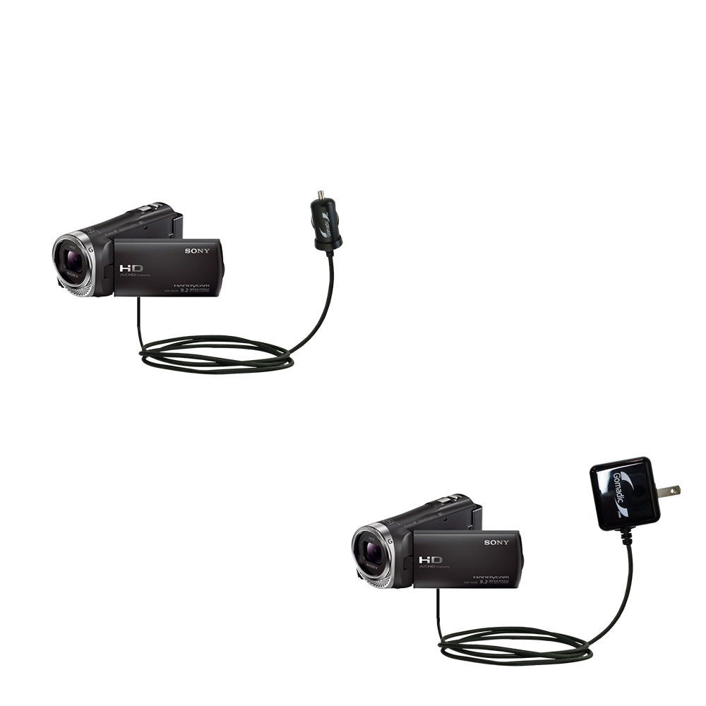 Car & Home Charger Kit compatible with the Sony HDR-CX330