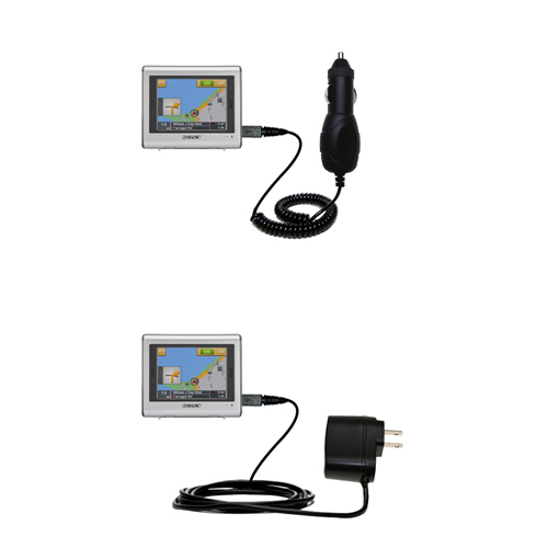 Car & Home Charger Kit compatible with the Sony Nav-U NV-U70